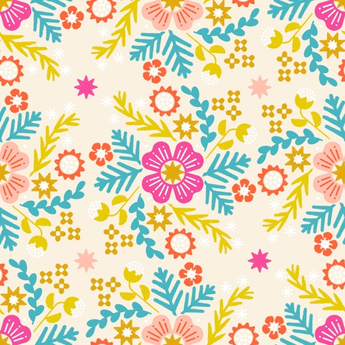 Baumwolle Patchwork - Rashida Coleman Hale - Ruby Star Society - Pivot - Wildflower Natural